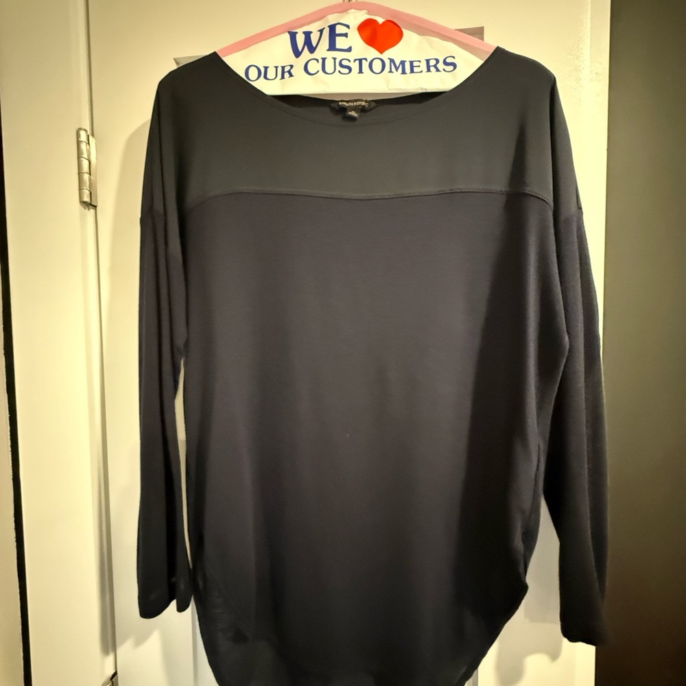 Banana Republic Midnight Long Sleeve Top